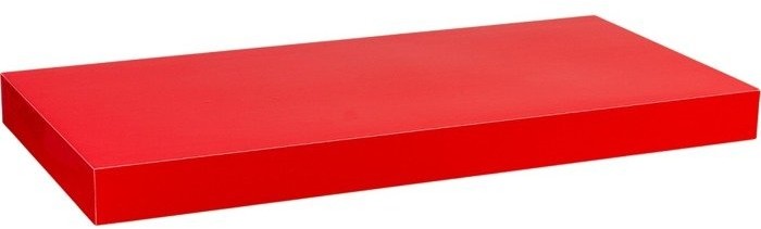Stilista CZERWONY POŁYSK PÓŁKA ŚCIENNA WISZĄCA VOLATO 30 CM 40070241