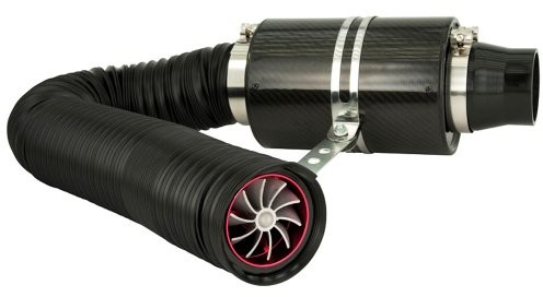 Autostyle AutoStyle CH4237-6 zestaw filtra powietrza z wężem 1 m i 2 adapterami (76 mm/63,5 mm), kolor carbon DK A167