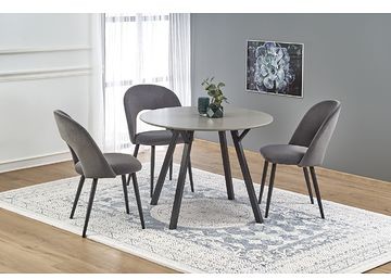 Halmar Stół okrągły BALROG 100 cm Szary jasny V-CH-BALROG_OKRAGLY-ST