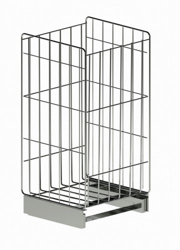 ORISTO Oristo Kosz uniwersalny 30 cm do słupków z serii BERYL FLOW SILVER SIENA BOLD GRAFIT MAT OR33-A-KOSZ-30-6 OR33-A-KOSZ-30-6