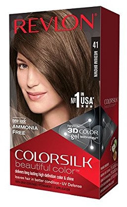 Revlon ColorSilk bez amoniaku 41 Medium Brown 7210066041X