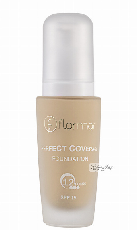 Flormar PERFECT COVERAGE FOUNDATION - Kryjący podkład do twarzy - 123 FLOCKDTW-DOTW-09