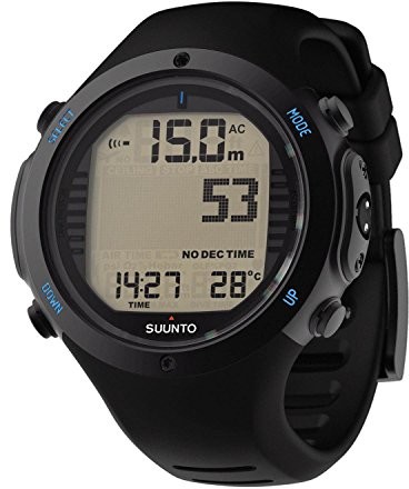 Suunto D6i Novo elastomer bransoletka i kabel USB, czarny SS021956000