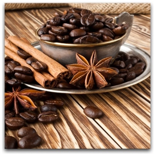 Obraz Glasspik Kawa 1 30 x 30 cm