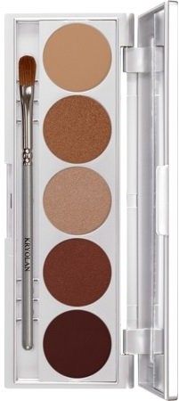 Kryolan Shades, paleta 5 cieni do powiek Kuwait City Matt/Iridescent, 7,5 g