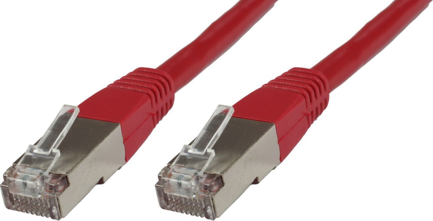 MicroConnect RJ-45/RJ-45 kat.6 S/FTP Czerwony 5m B-SFTP605R B-SFTP605R