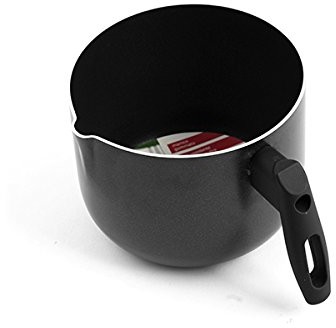 Home Maitre garnek do mleka, powłoka zapobiegająca przywieraniu, 14 cm, aluminium, antracyt/czarny