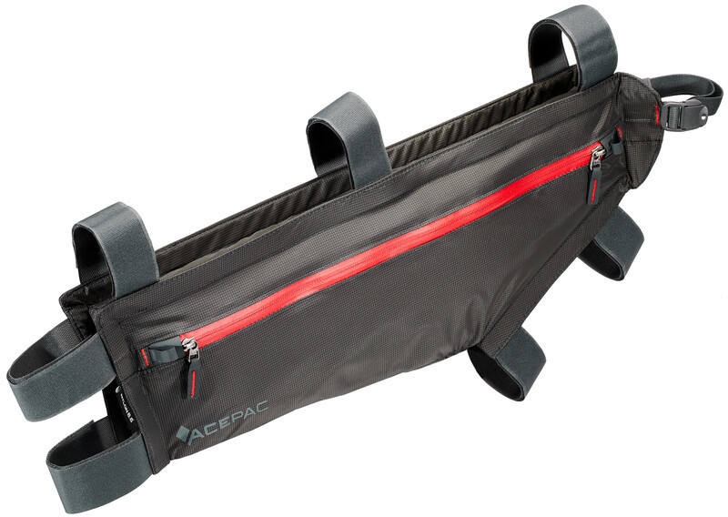 Acepac Acepac Zip Torba na ramę L, grey  2021 Torebki na ramę 44207150420