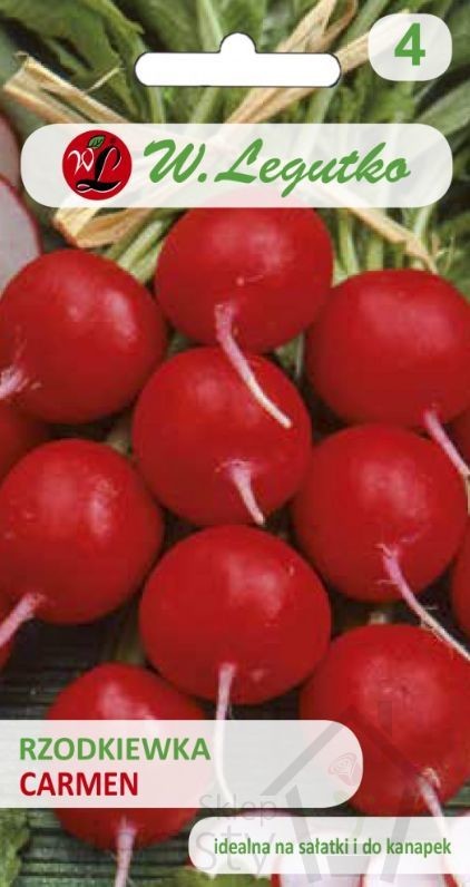 Legutko sp. z o.o Nasiona Rzodkiewka Carmen - okrągła, czerwona, 10g