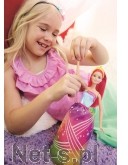Mattel Barbie Tęczowa Księżniczka ze światełkami