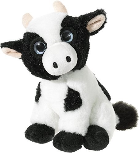 Heunec 273870 Mini-MI krowa, pluszowe zwierzątko w kolorze białym 273870