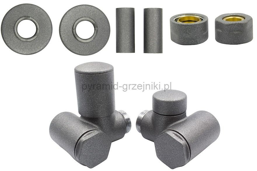 Varioterm Zawór regulacyjny Integra All in One - grafit str miedź 15 mm lewy AIR05FK/L(Cu)