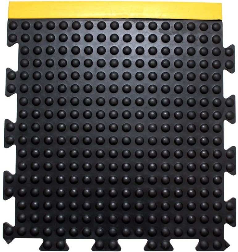 Coba Mata Antyzmęczeniowa Bubblemat Connect Czarny/żółty 0.5M X 0.5M - Krawędź