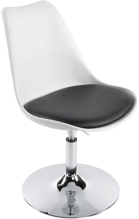 Kokoon Design Krzesło Victoria III Design biało-czarny CH00230WHBL