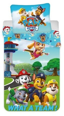 Dziecięca pościel bawełniana PAW Patrol 297, 140 x 200 cm, 70 x 90 cm