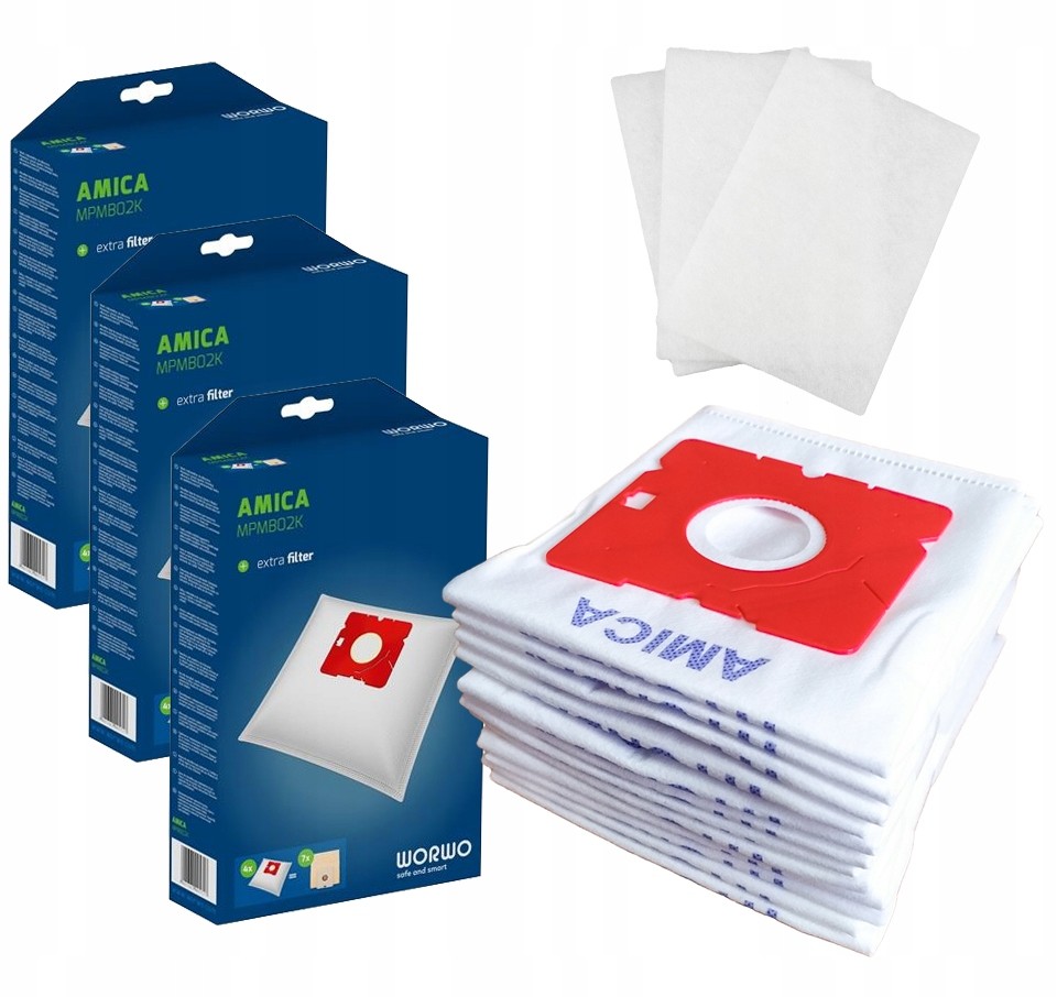 Amica 12x Worki Do Odkurzacza Ora VM1032 MPMB02K