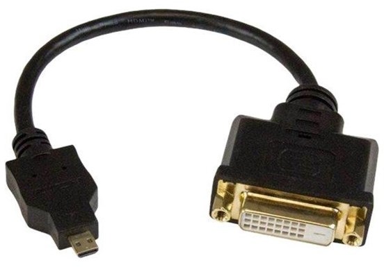 StarTech Kabel HDMI Micro DVI 0.2 Czarny HDDDVIMF8IN