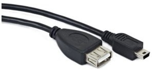 Gembird Kabel USB MINI BM -> AF USB 2.0 OTG, 0.15 m (A-OTG-AFBM-002)