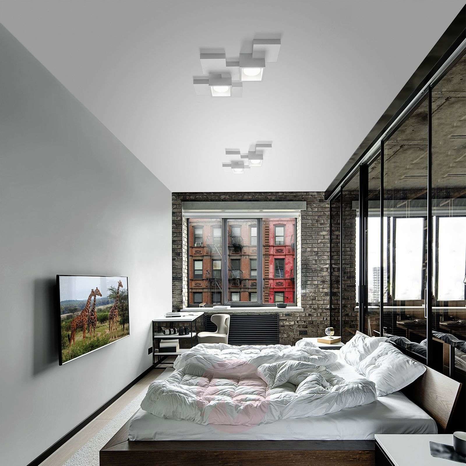 Sforzin Lampa sufitowa Side, 2-punktowa