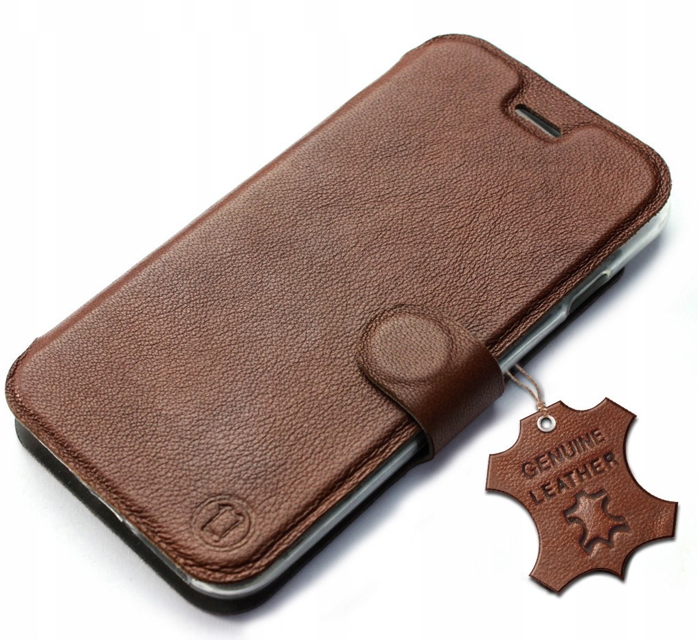 Etui skóra natur. Mobiwear do Xiaomi Redmi Note 8T