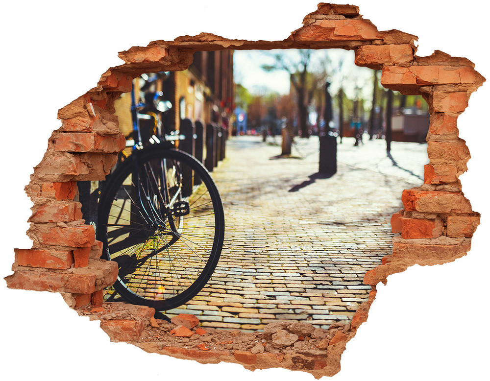 Wallmuralia.pl Foto zdjęcie dziura na ścianę Rower w Amsterdamie