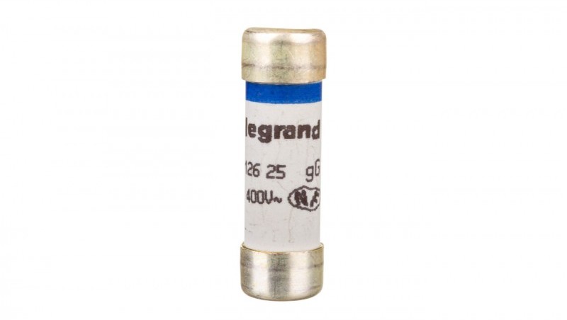 Legrand Wkładka bezpiecznikowa cylindryczna 10.3x31.5mm 25A 400V 012625 012625
