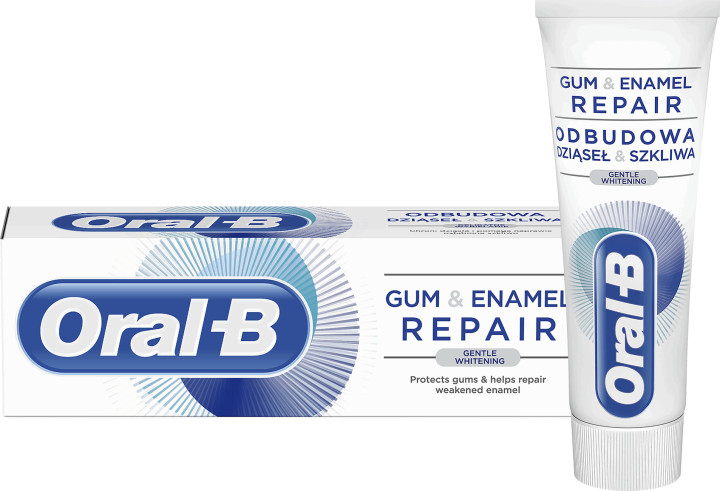 Oral-B pasta Pro-Repair Gum & Enamel - Delikatne wybielanie (Gentle Whitening) 75ml