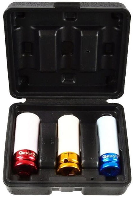 GEKO Zestaw nasadek udarowych alufelg 17mm 19mm 21mm 20)