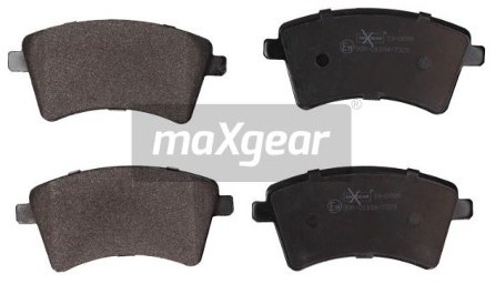 MaxGear Zestaw klocków hamulcowych, hamulce tarczowe 19-0899
