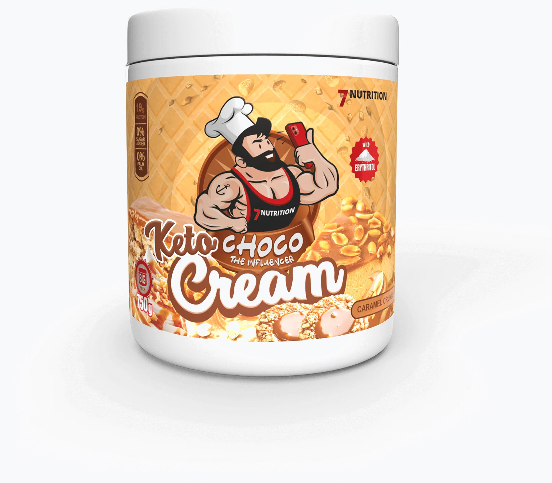 7Nutrition Cream KETO 750g Caramel Crunch