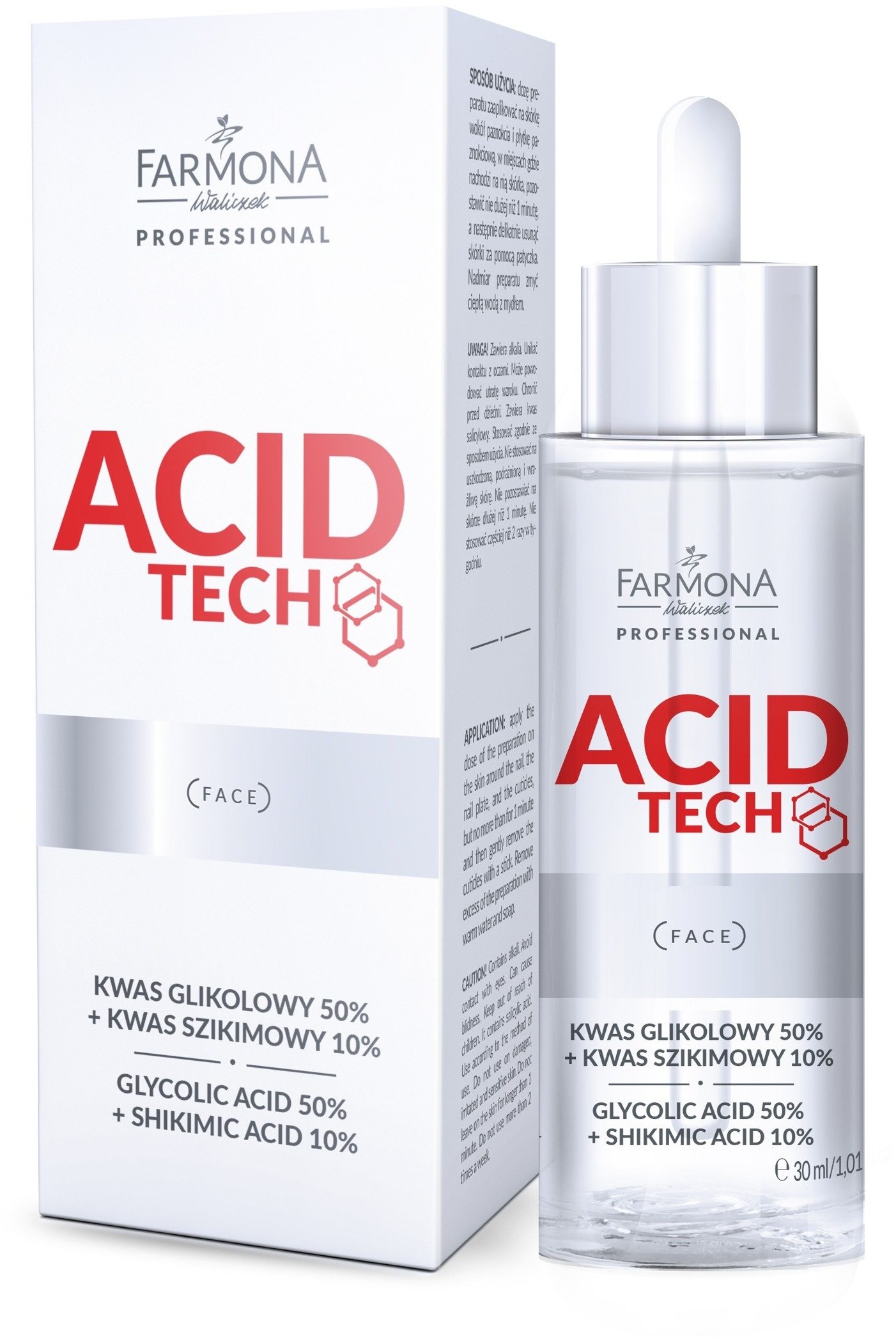 FARMONA PROFESSIONAL FARMONA ACID TECH Kwas glikolowy 50%+kwas szikimowy 10% 30ml ACD0002