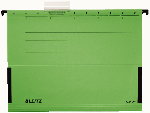 Leitz Teczka zawieszana A4 Alpha zielona 19860055