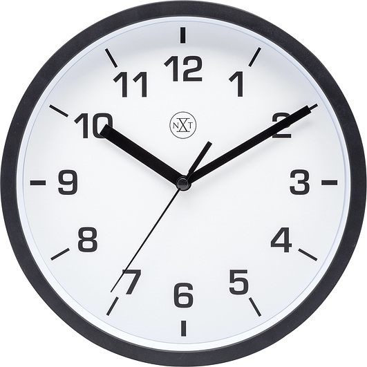Nextime Zegar ścienny Easy Small czarny