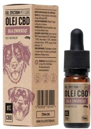 CBD PET CARE olejek CBD dla psa 9 10ml