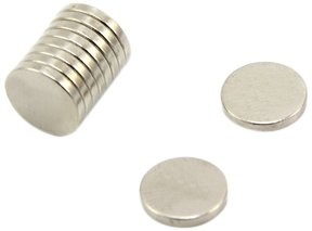 first4magnets Magnes Expert 10 mm średnicy x 1,5 mm grubości N42 magnes neodymowy - 1 kg pociągnięcie (opakowanie 20 sztuk) F669-20
