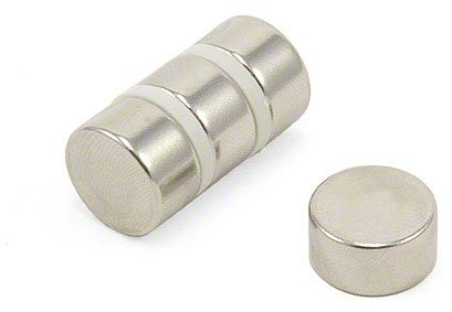 first4magnets Magnes Expert 15 mm średnicy x 8 mm grubości N42 magnes neodymowy - 6,9 kg ciągnięcie (4 sztuki) F158-4