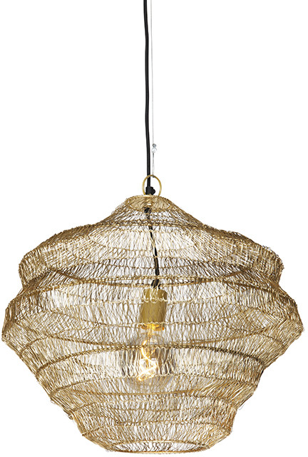 QAZQA Orientalna lampa wisząca złota 45 cm x 40 cm - Vadi