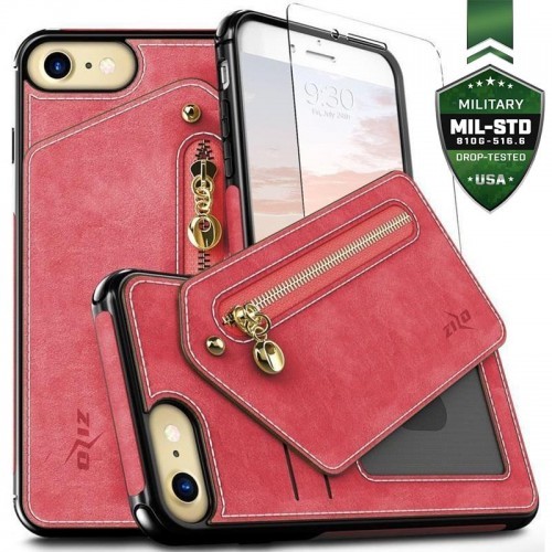 Zdjęcia - Etui Zizo Nebula Wallet Case - Skórzane  iPhone X z kieszeniami na karty +