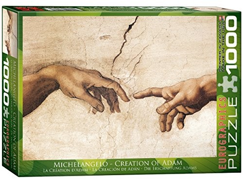 Eurographics Puzzle Tworzenie Adams Michelangelo (1000 części)