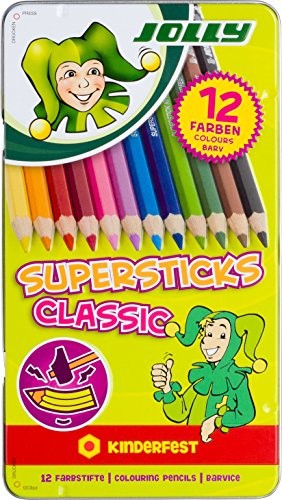 Jolly Supersticks Classic 3000-0246 12 kredek 3,8 mm, grafit, przybory szkolne 3000-0246