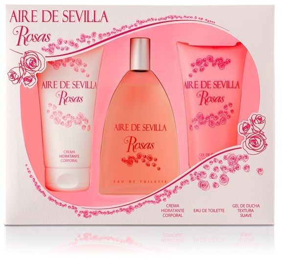 Aire sevilla Zestaw Perfum dla Kobiet Agua Rosas Aire Sevilla (3 pcs) S0508464