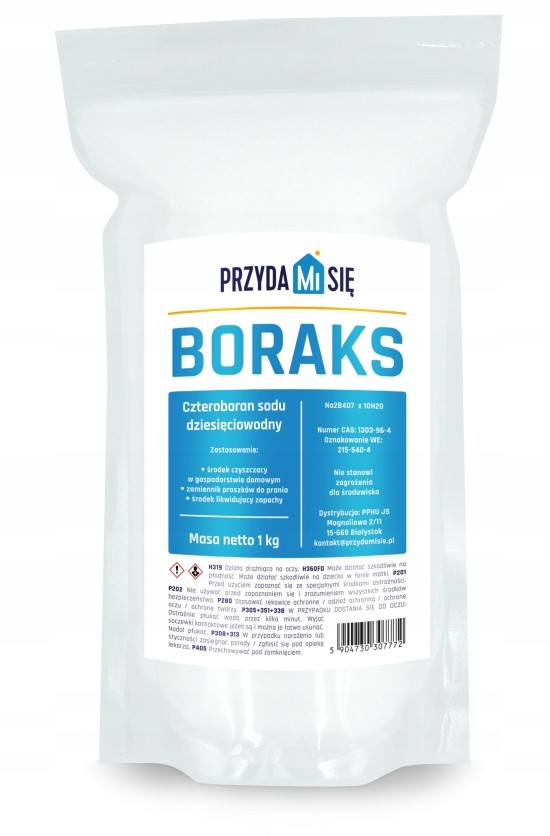 BioLife Boraks Borax 10-wodny 99,99 czystości 1 Kg