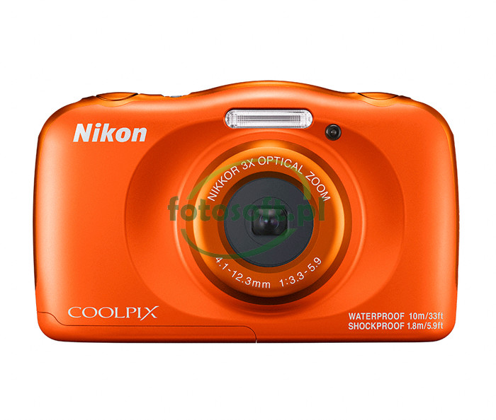top Nikon COOLPIX W150 pomarańczowy