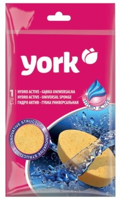 York Gąbka HydroActive Żółty
