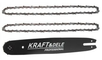KRAFT&DELE Prowadnica 18"/45cm + 2 łańcuchy 1,5mm 3/8 72 ogniw KD10153