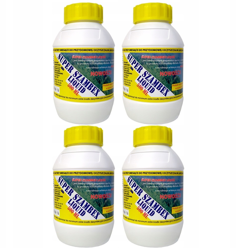 Super Szambex Liquid 2000ml na Cały Rok Bakterie