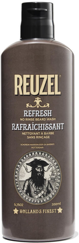 Reuzel Reuzel Beard Refresh No Rinse Suchy szampon odświeżający do brody i wąsów dla mężczyzn 200ml 17162