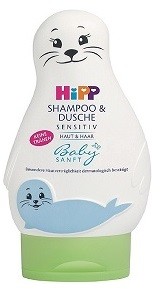 HIPP HiPP Babysanft Żel-Foczka do mycia ciała, od 1. dnia życia 200 ml NN-KHP-G200-002
