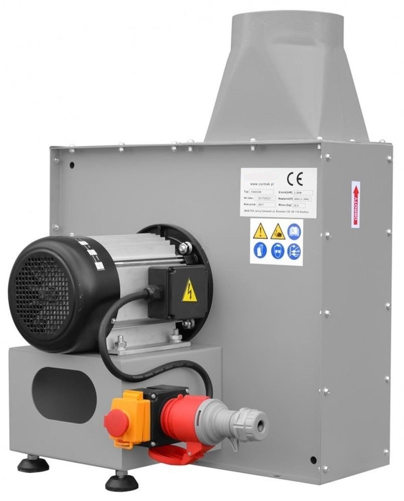 028 02869842 Wentylator promieniowy max wydajność powietrza 5200 m3/h moc silnika 2,2 kW) 69842-uniw