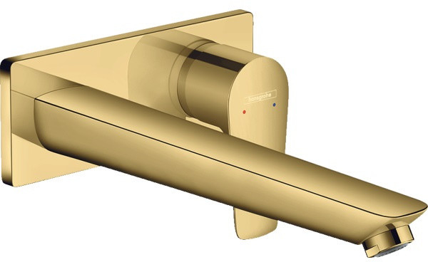 Hansgrohe Talis E Bateria umywalkowa podtynkowa polerowany złoty optyczny 71734990
